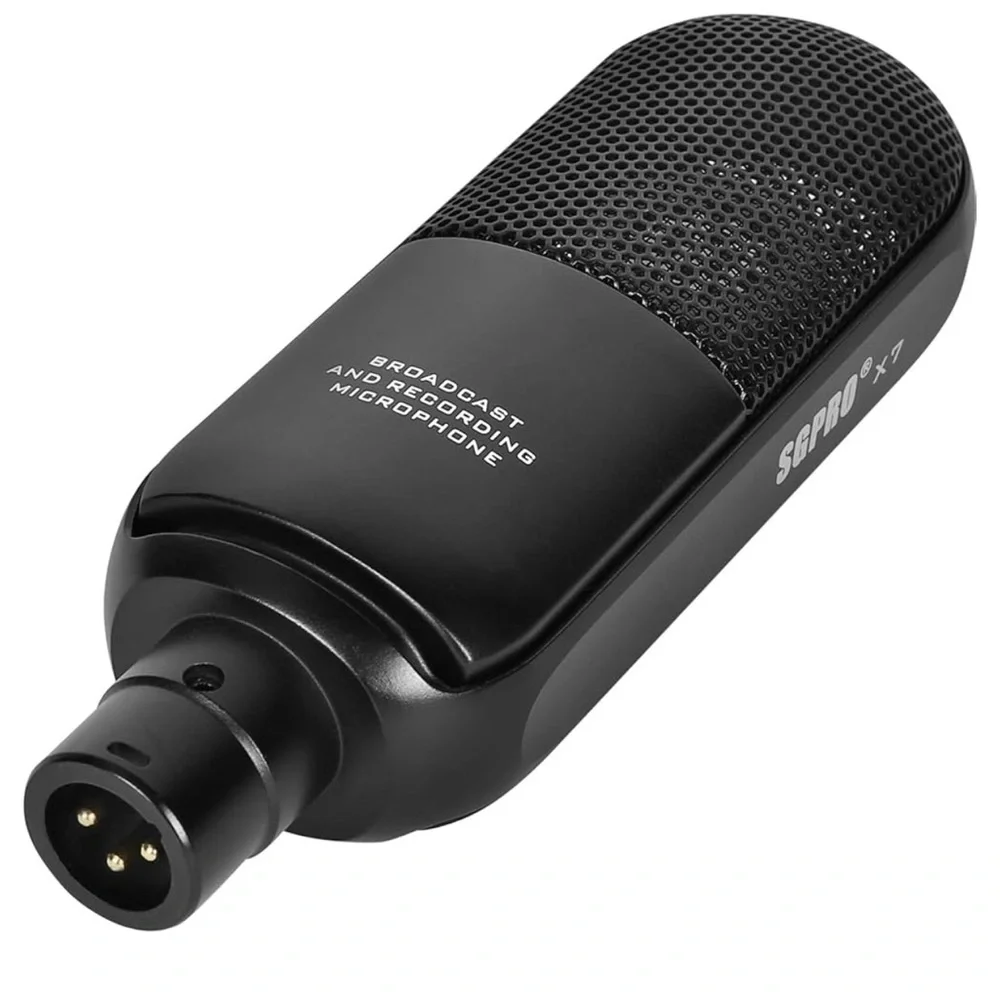 SGORO live and recording condenser X7 Black Broadcast Microphone NWT